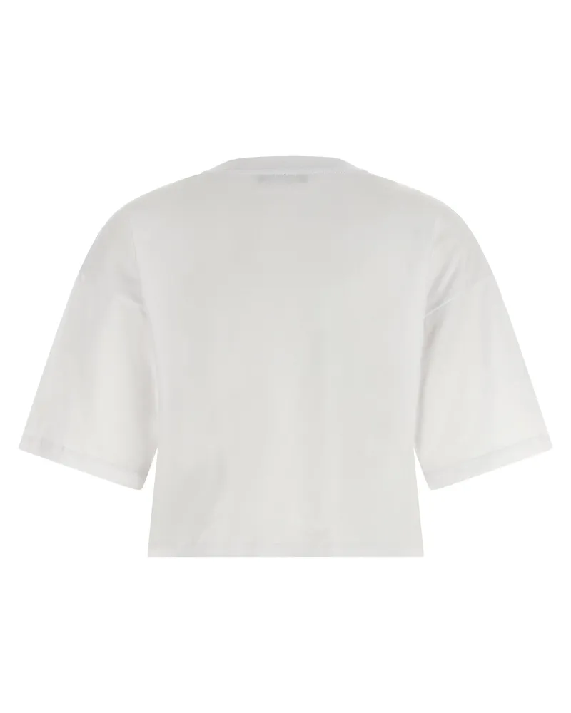 Balmain Women's White Cotton T-Shirt White