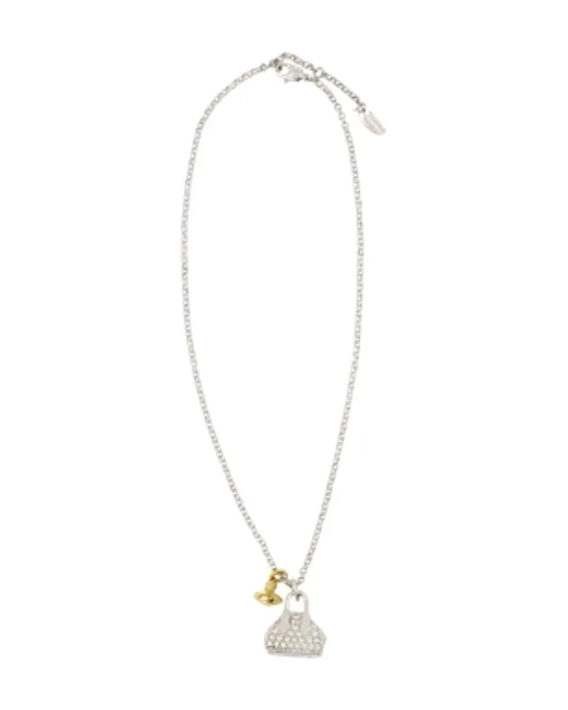 Vivienne Westwood Women's Yasmine Necklace Metal Silver Jewelry-Watches Necklaces Silver
