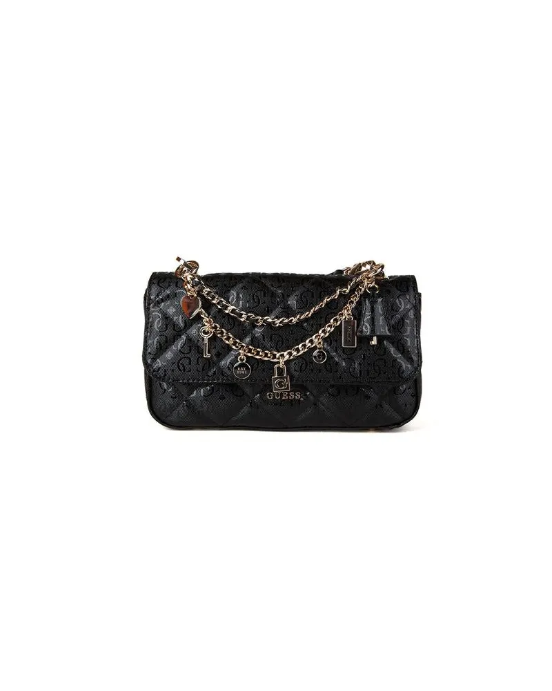 Guess Women's Crossbody Bag Black Polyurethane - Crossbody-Bags Black