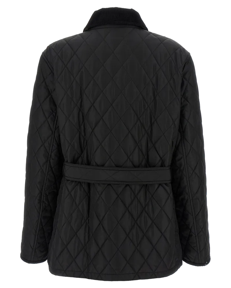 Burberry Check Jacket — Black Black