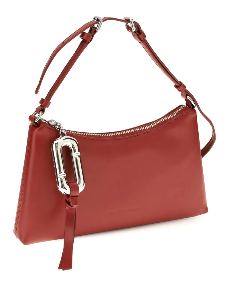 Marc Jacobs Women's Mini Scene Leather Shoulder Bag Crimson Calf Bos Taurus Red