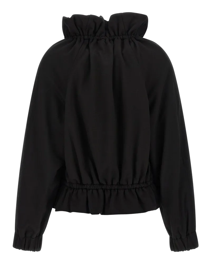 Dries van Noten Women Black Cotton Sweatshirt Clothing Black