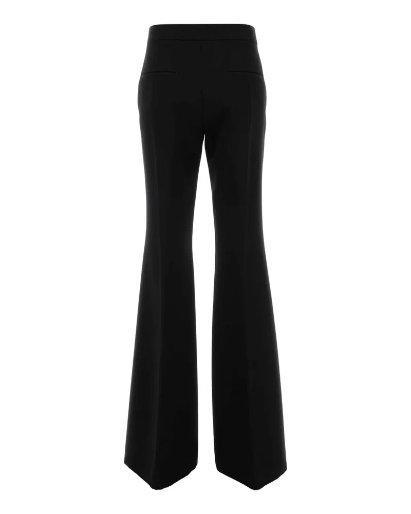 Jil Sander Women's Black Grain De Poudre Pant Pantaloni Black