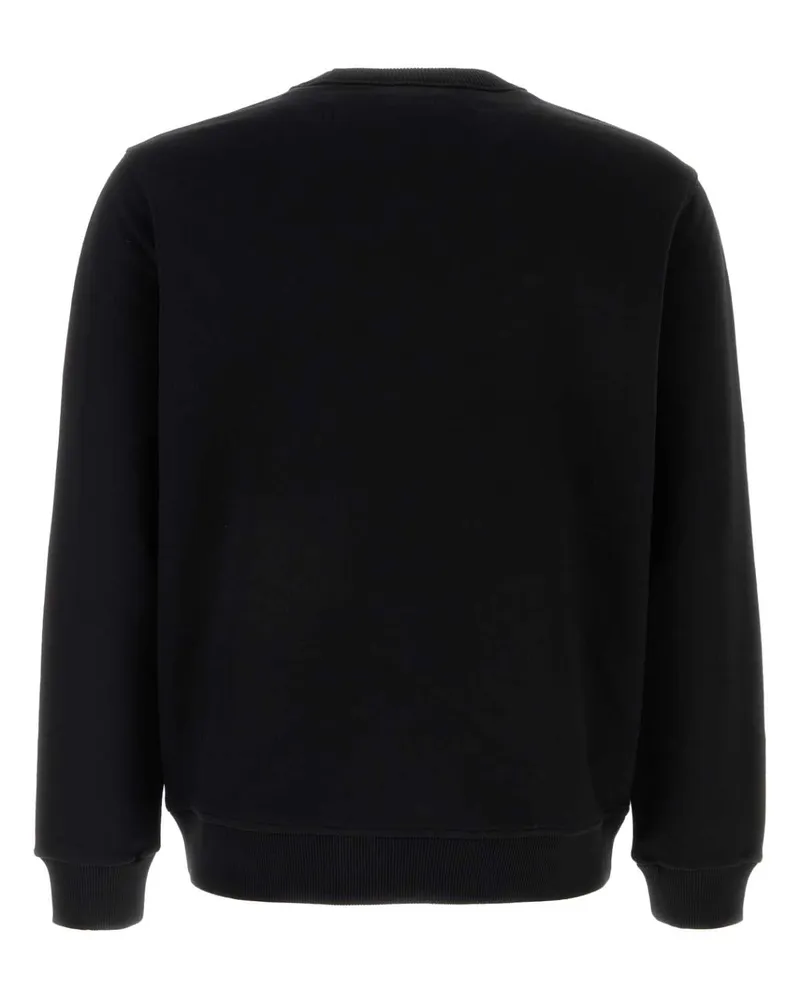 Burberry Men's Black Cotton Sweatshirt Exterior: Felpe Black