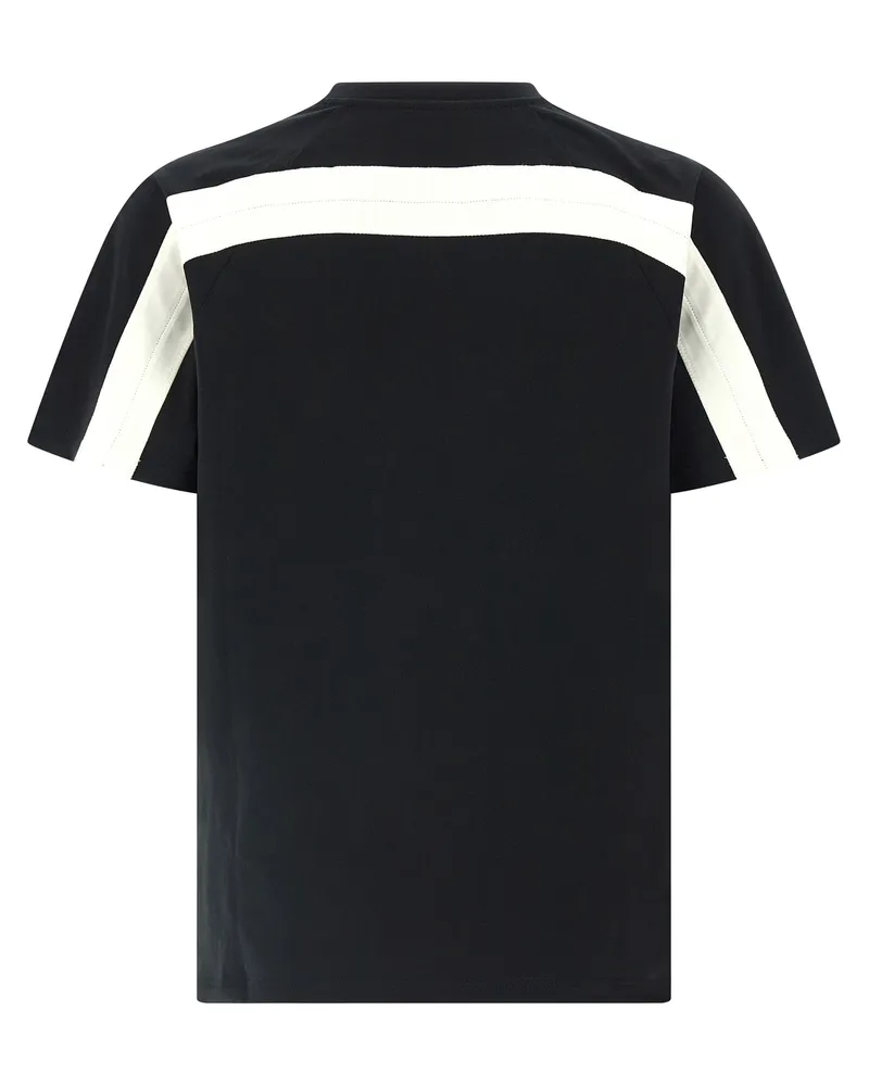 Givenchy Men's Bicolor Cotton T-Shirt Black