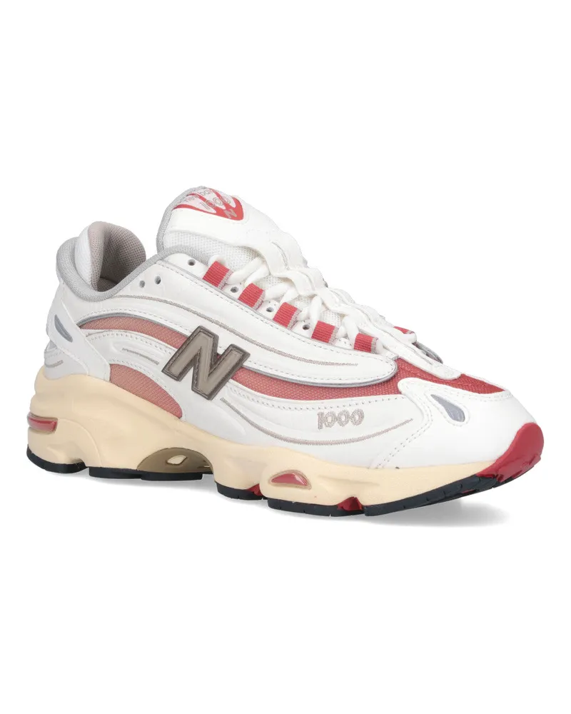 New Balance Unisex Sneakers White Leather White