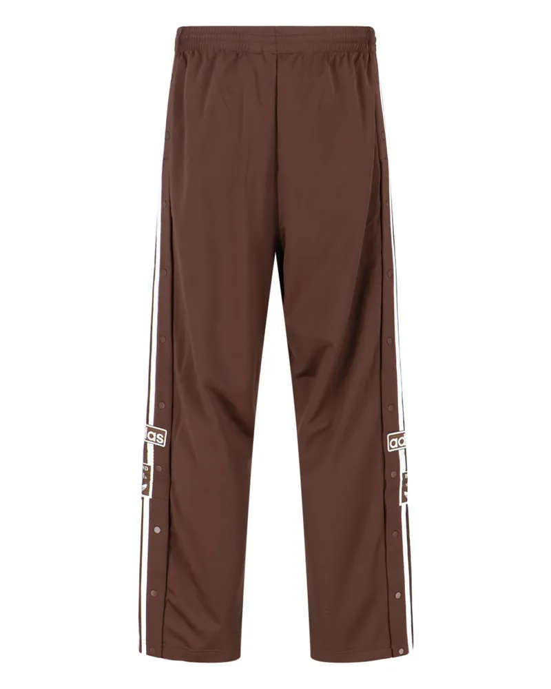 adidas Men's Trousers Brown Poliestere Riciclato Brown