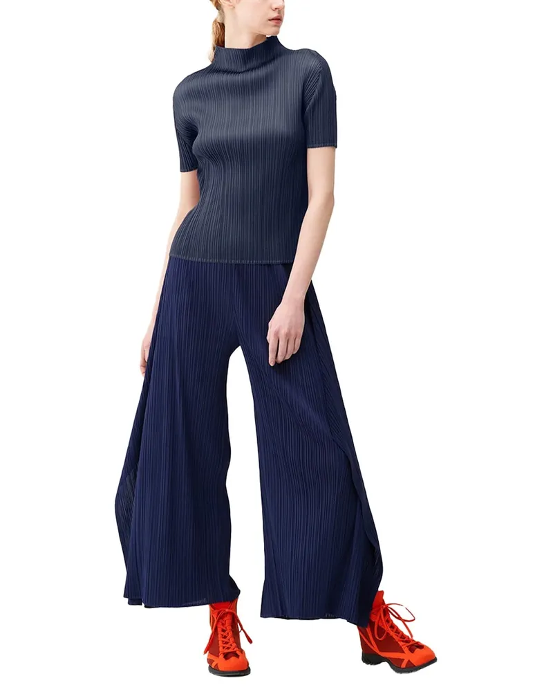 Issey Miyake Top — Navy Navy