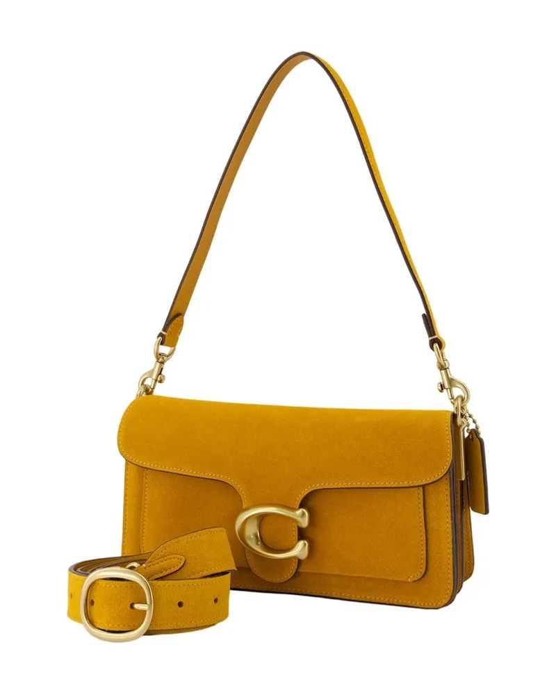 Coach Tabby 26 Suede Shoulder Bag — Brown Brown