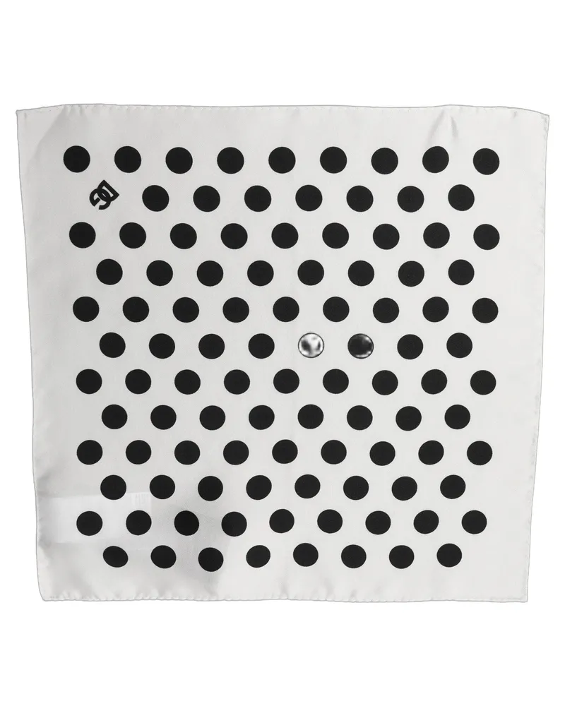 Dolce & Gabbana Foulard Scarf — White White