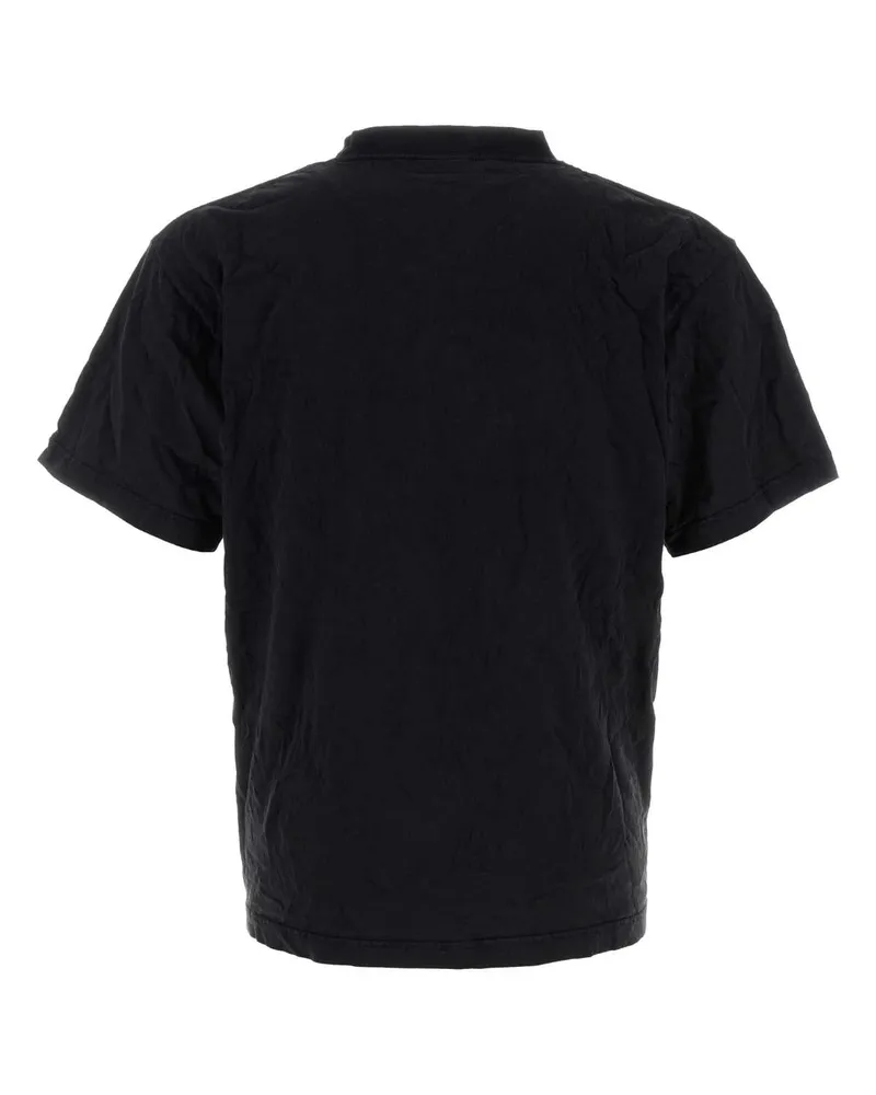 Balenciaga Men's Salte Coton T-Shirt Faded Washed Black Exterior: Cotton T-shirts And Polos Black