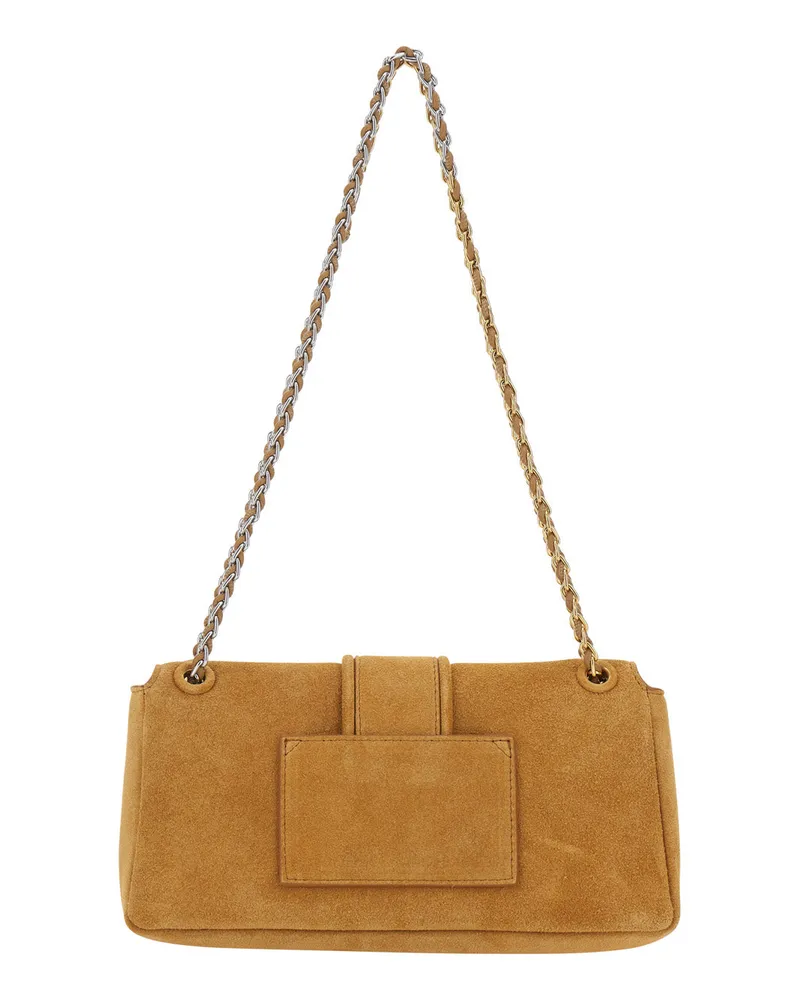 Jacquemus Le Bambino Chaîne Shoulder Bag — Brown Brown