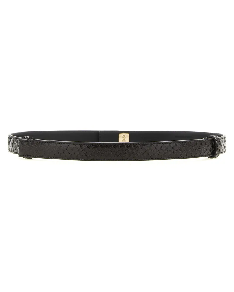 Tom Ford Women's Brown Calfskin Regular Belt Brown