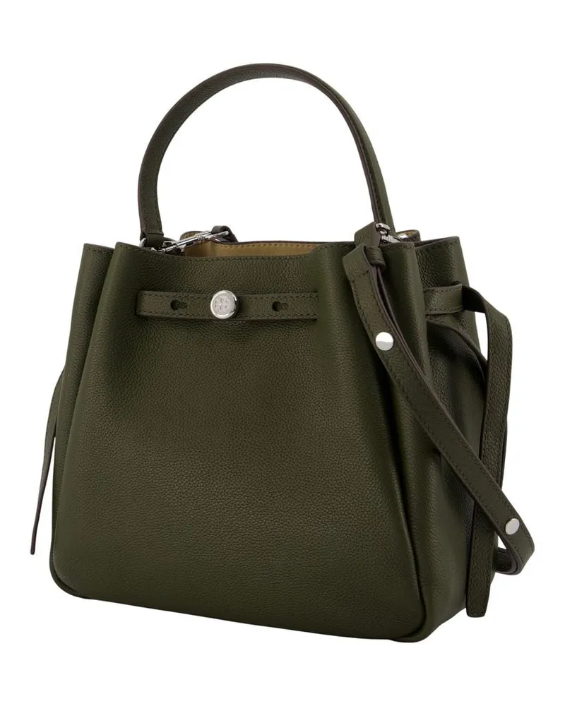 Tory Burch Women's Romy Bucket Purse -  Leather Green Calfskin Bags Handbags-Purses Green