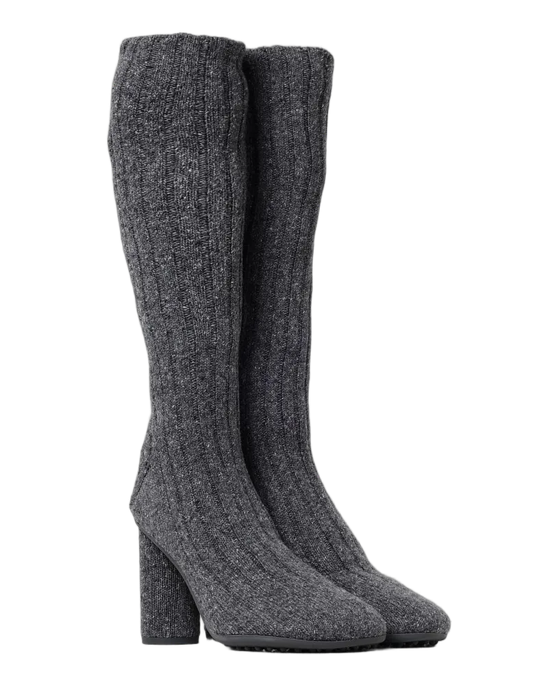 Bottega Veneta Women's Gray Wool Over The Knee Shoe Gray