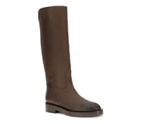 Women's Napa Leather High Boots Ebano