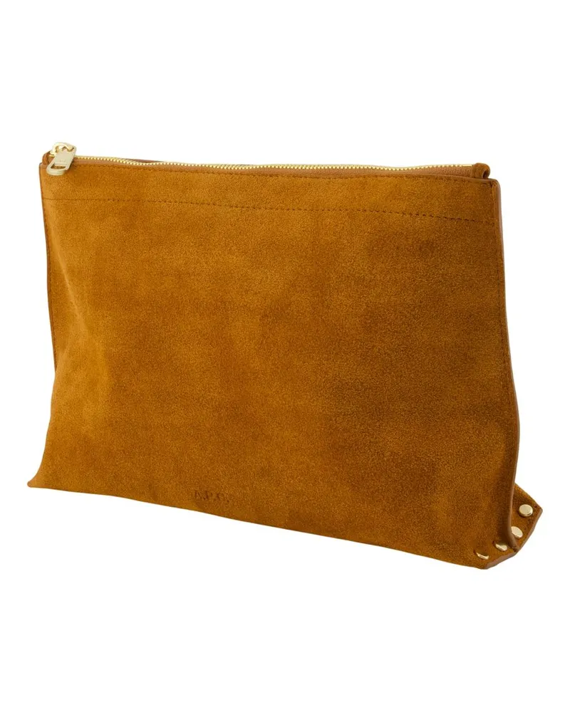 A.P.C. Clutch — Brown Brown