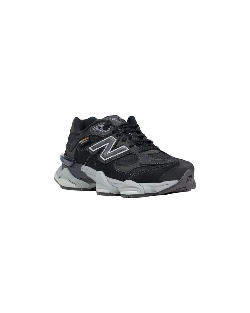 New Balance Suede Chunky Sneakers — Black Black