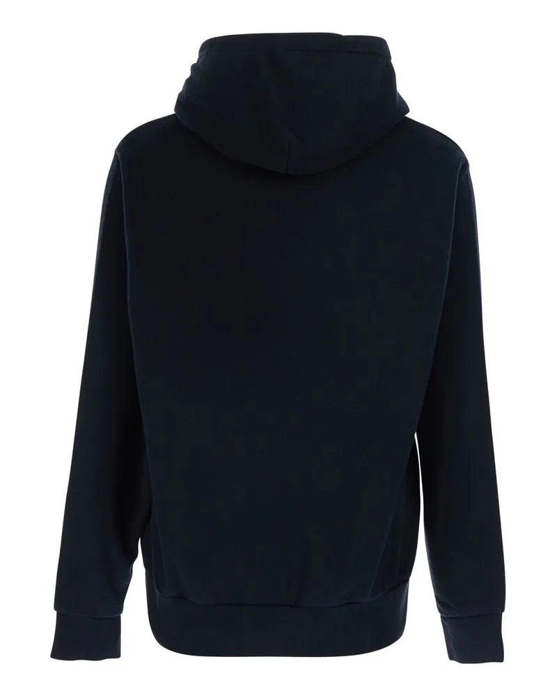Ralph Lauren Men's Hoodie With Pony Logo — Black Cotton Sweatshirts Sweater Black