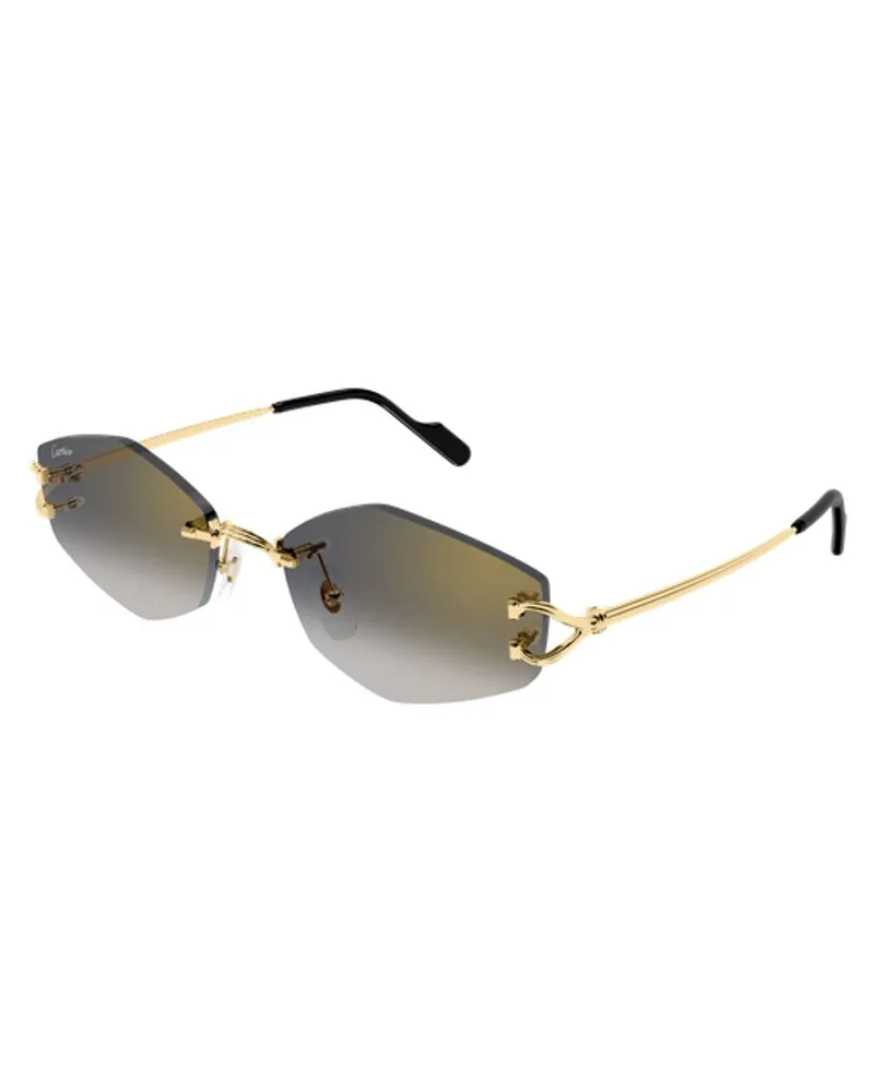 Cartier CT0620S001 Sunglasses — Gold Gold