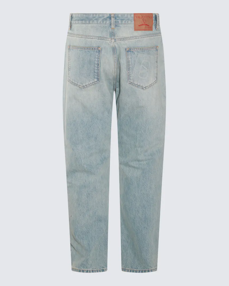Valentino Garavani Men's Jeans Blue _100 % Co Blue