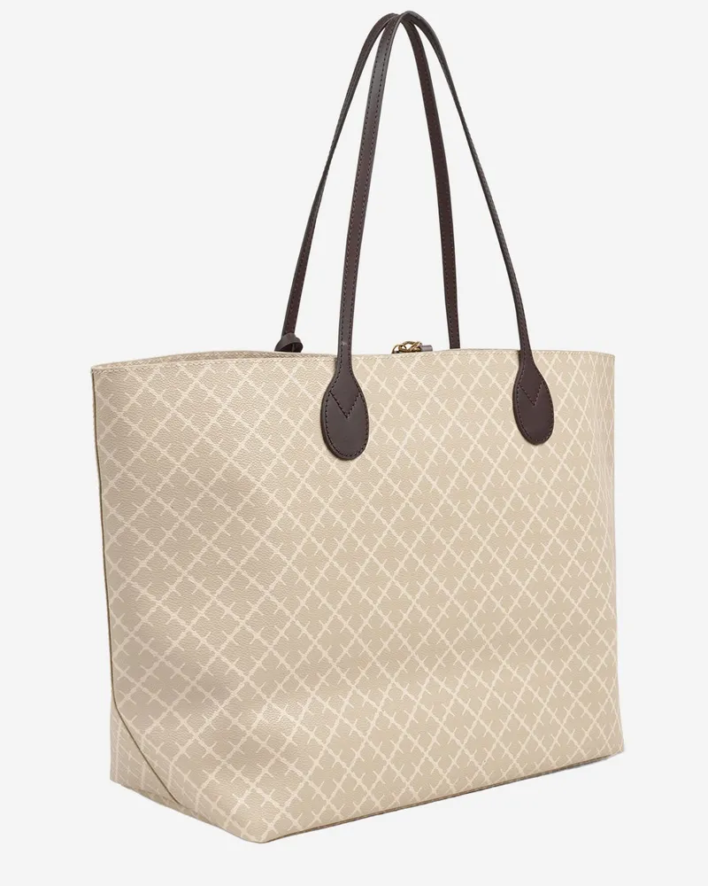 By Malene Birger Women's Shopping Bag Abigail Beige Polyvinyl Shoulder Beige