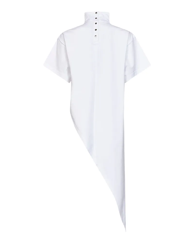 Alaïa Women's T-Shirt Triangle Long White Polyester T-Shirts & Jerseys White