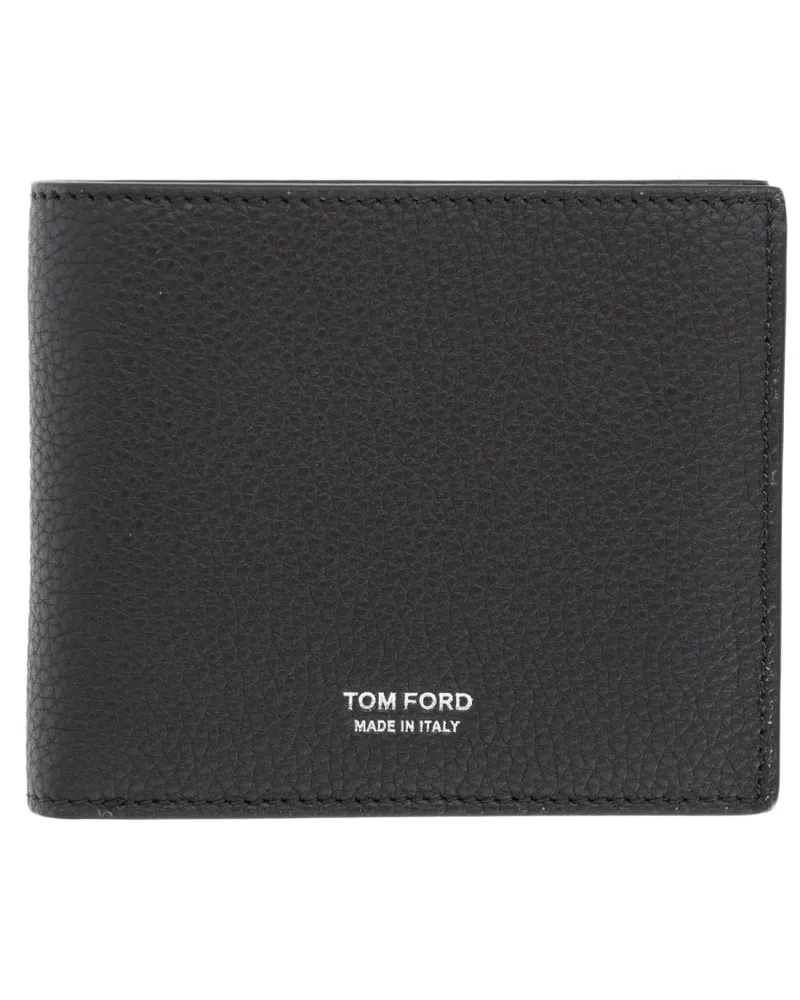Tom Ford Compact Leather Wallet — Black Black