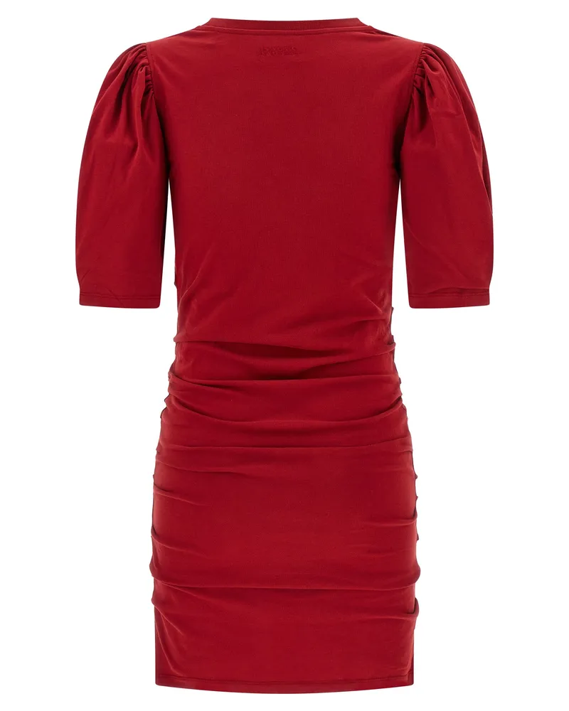 Isabel Marant Women Multicolor Cotton Short Dress Red