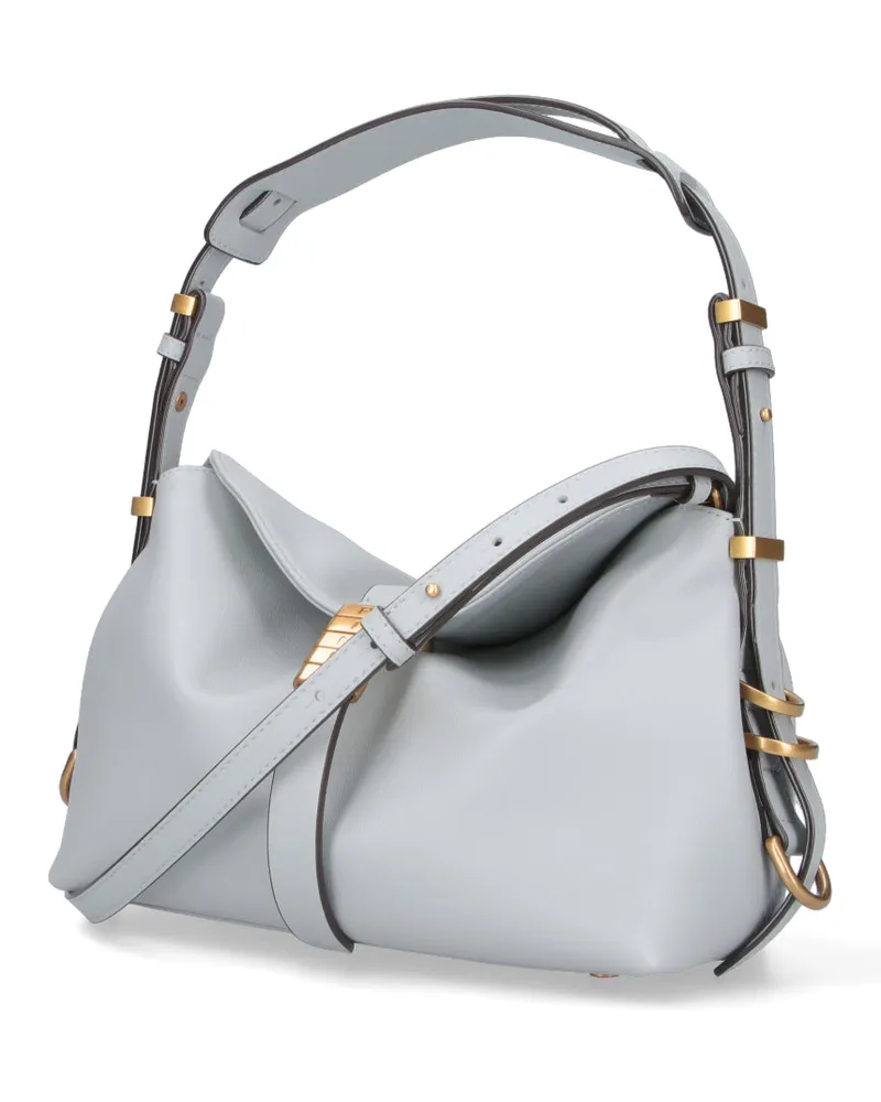 Pinko Women's Bags Grey Leather Gray