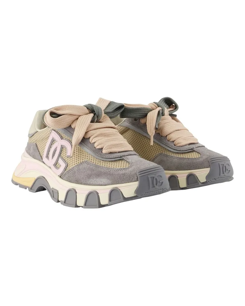 Dolce & Gabbana Women's Bassa Sneaker Multicolor Synthetic Multicolor