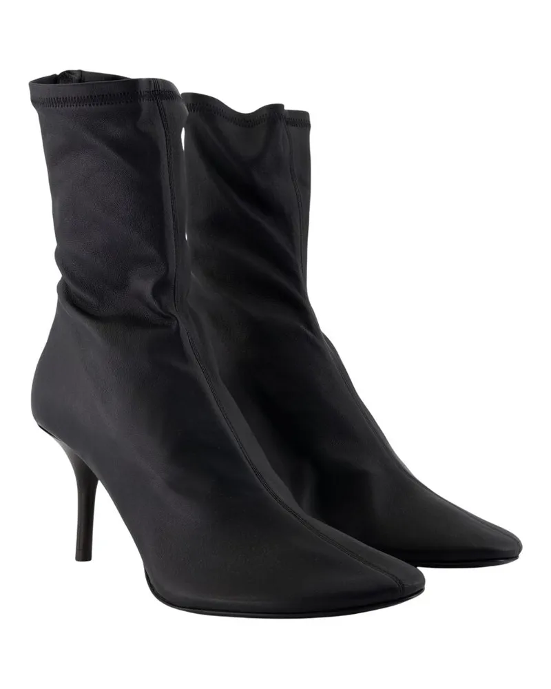 Acne Studios Women's Ankle Boots -  Leather Black Lambskin Shoes Ankle-Boots Black