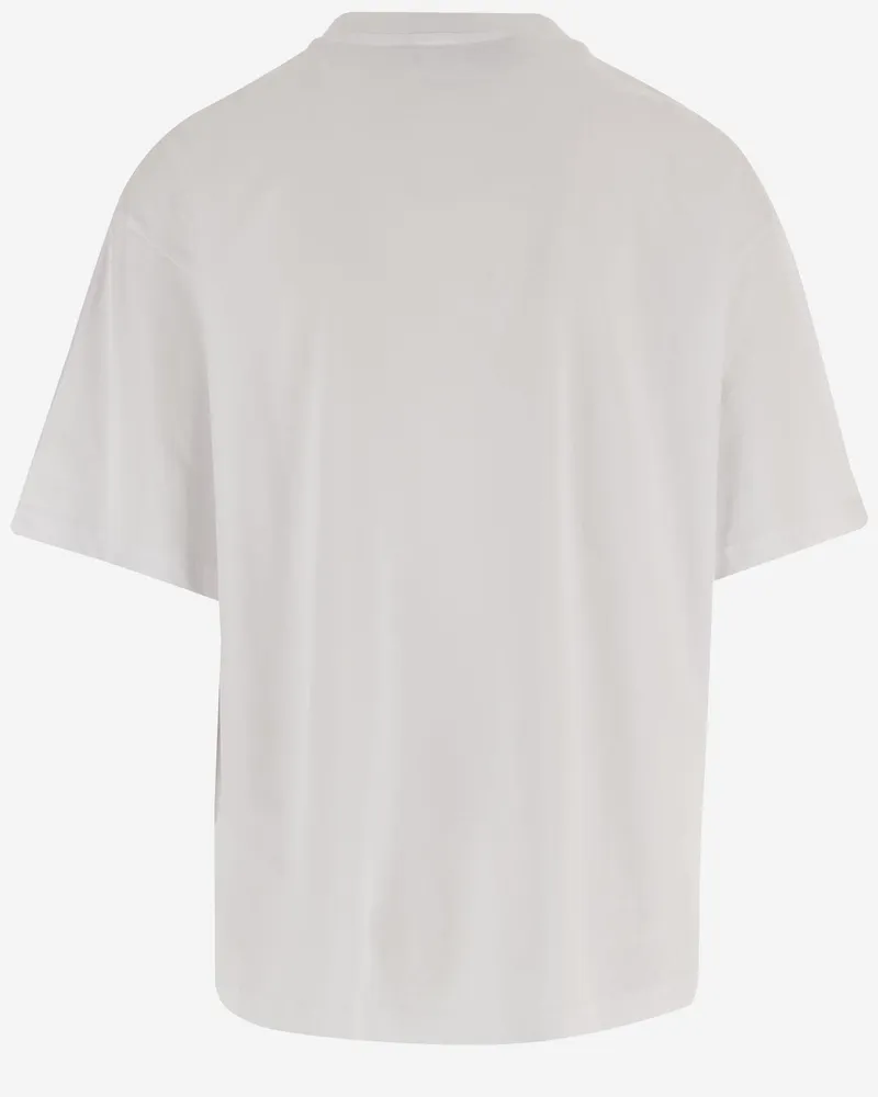 Just Cavalli Graphic Print T-Shirt — White 