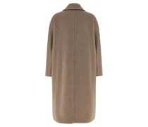 Women's Beige Cashmere Coat Clothing