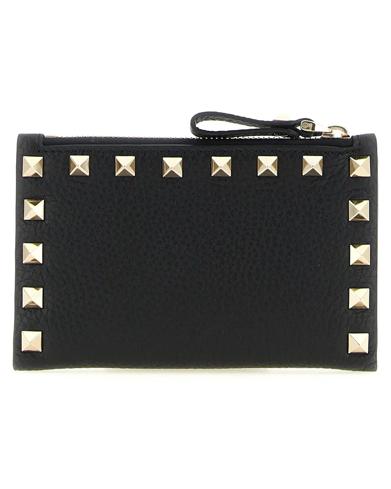 Valentino Garavani Rockstud Card Case — Black Black