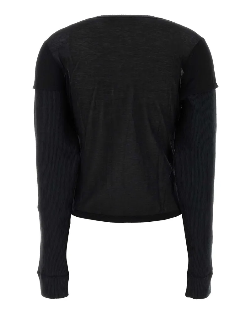 Our Legacy Heat Longsleeve Cardigan — Black Black