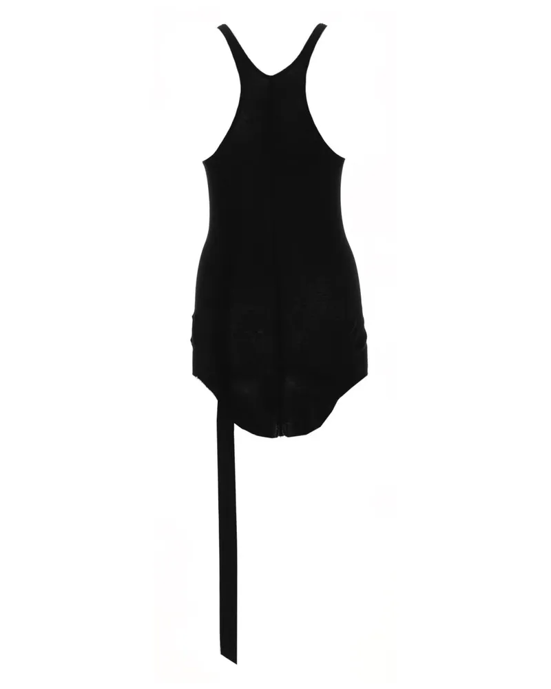 DRKSHDW by Rick Owens 100% Cotton Racer Back Tank Top — Black Black