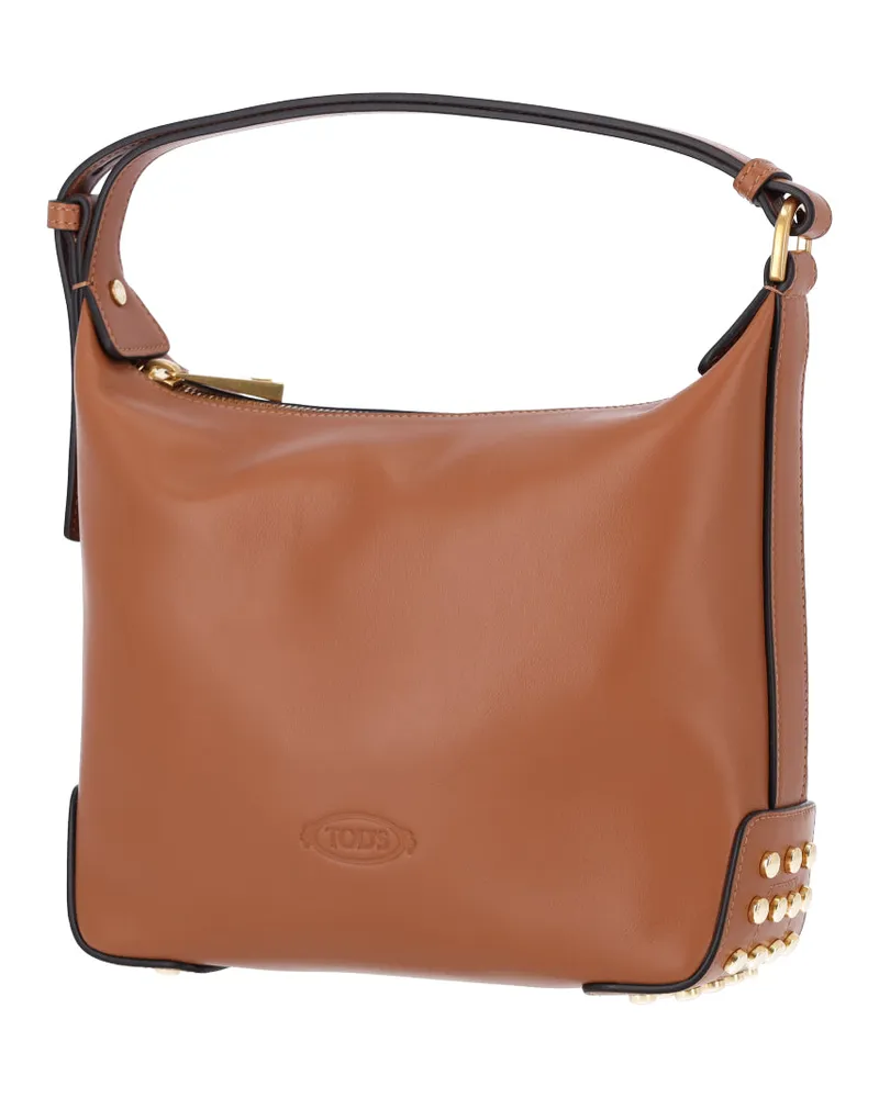 TOD'S Women's Bags Brown Calf Leather Brown