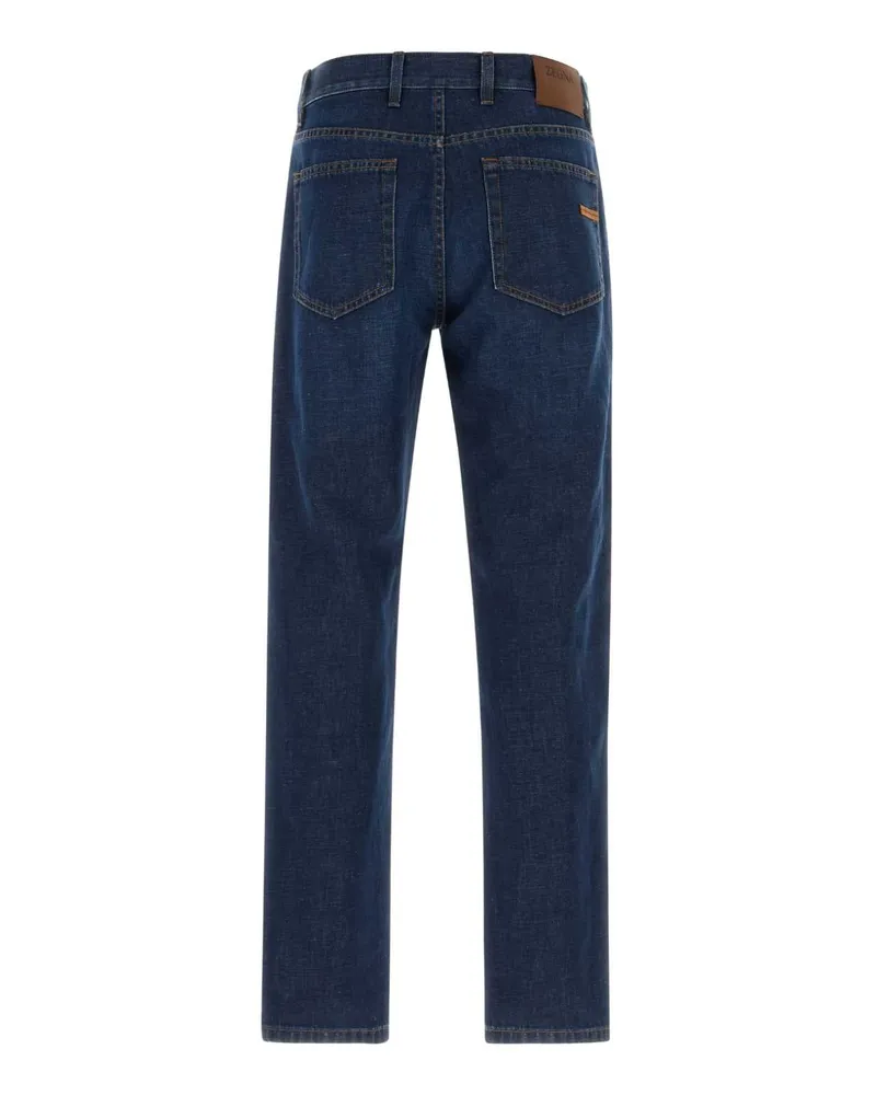 Ermenegildo Zegna 103 Exterior: Cotton Linen Jean Blue