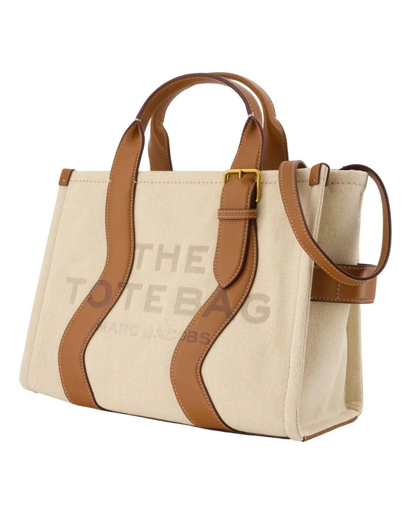 Marc Jacobs Women's The Medium Tote Shopper Bag -  Cotton Beige Totes-Shopping-Bags Beige