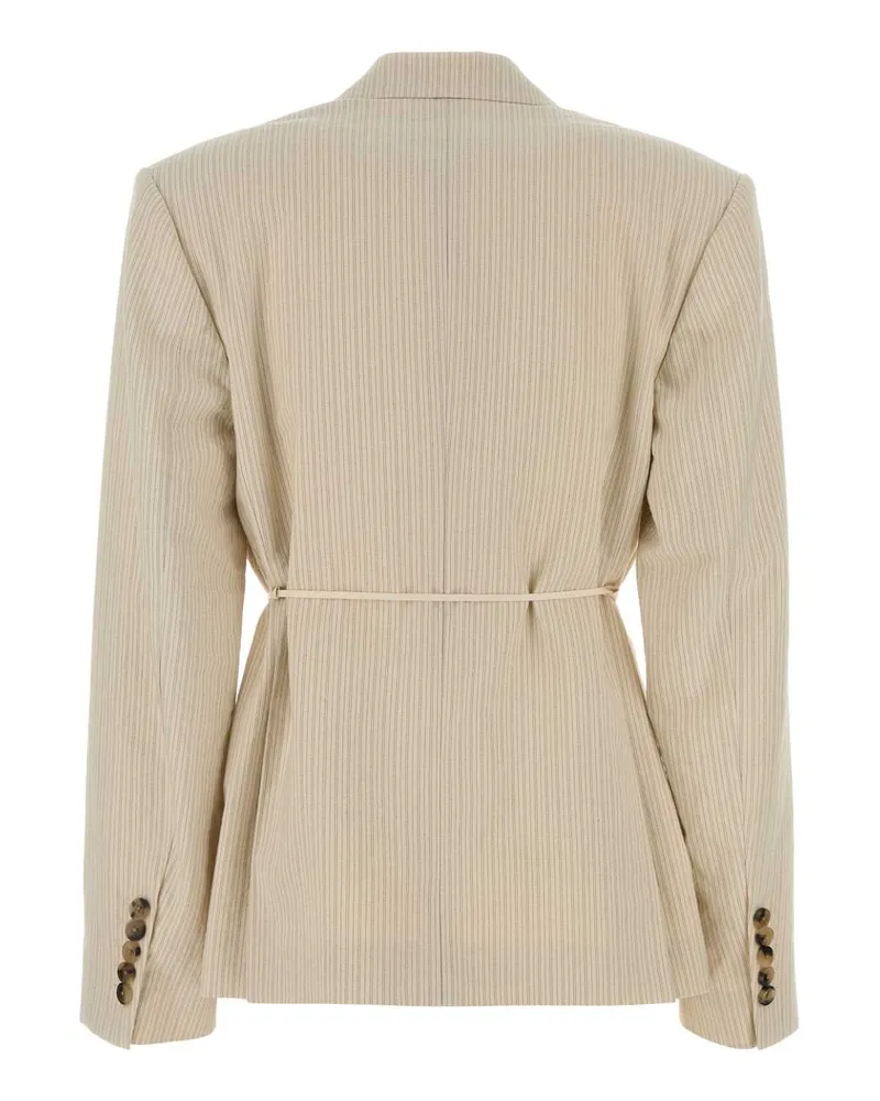 Dries van Noten Ecru Giacche E Gilet Jacket Beige