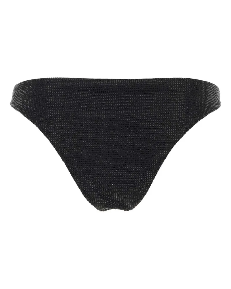 Prada Women's Black Stretch Re-Nylon Bikini Bottom Nero Costumi Da Bagno Swimwear Black