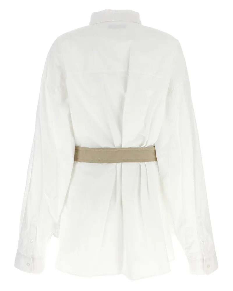 Balenciaga Women's White Cotton Blouse White