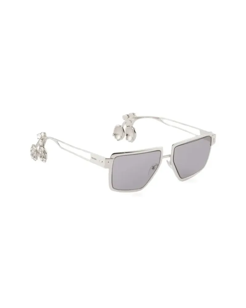Prada SPRD56C055E1BC Sunglasses — Silver Silver