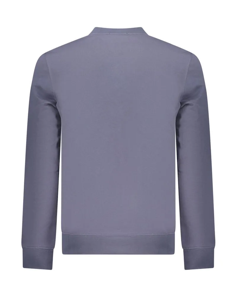 Calvin Klein Cotton Crew Neck Sweatshirt — Blue Blue