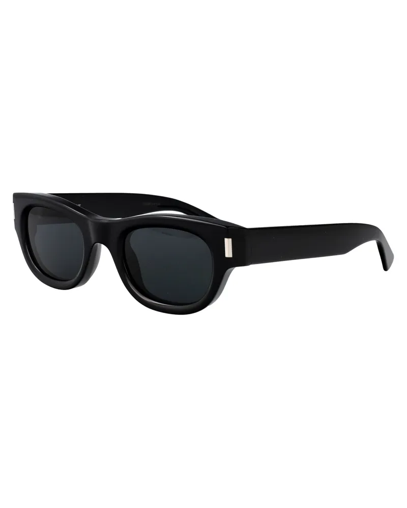 Saint Laurent Unisex Sunglasses Sl761 Black Acetate Black-Black-Black Black/black/black Black