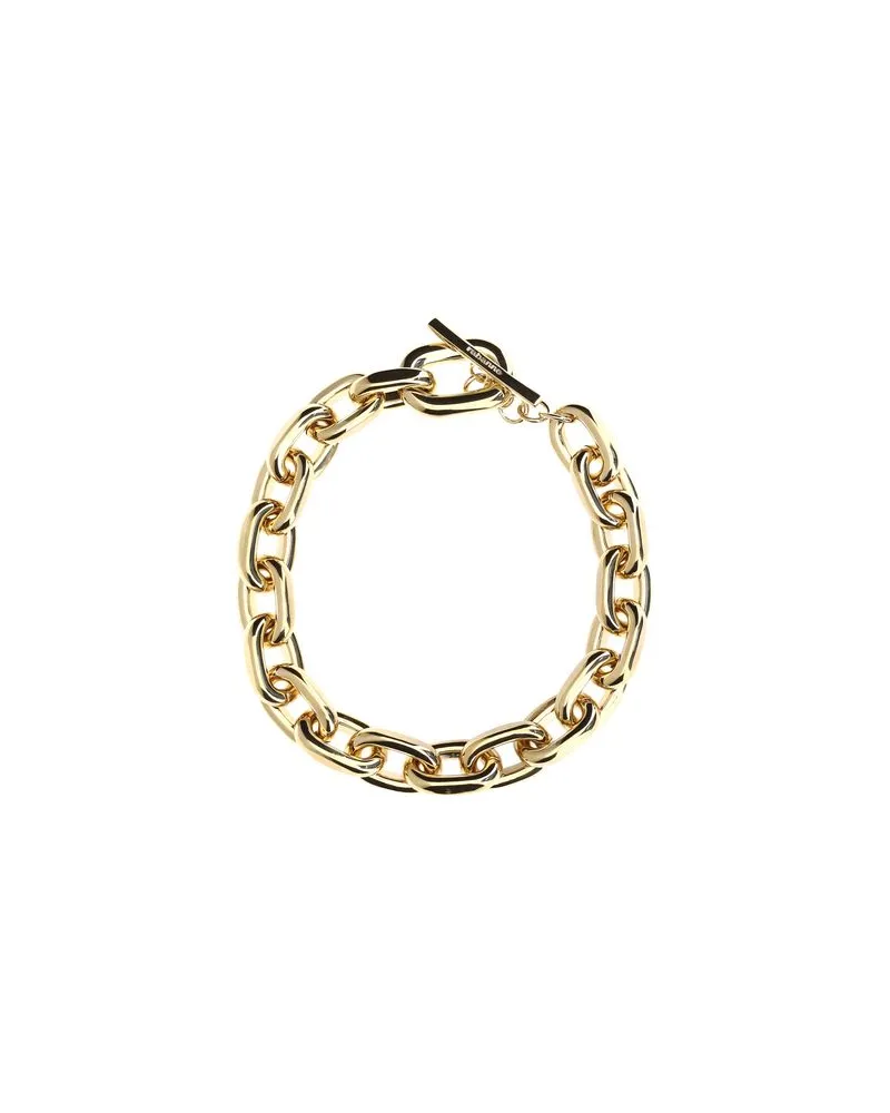 Paco Rabanne Women's Gold Aluminum Necklace Gold