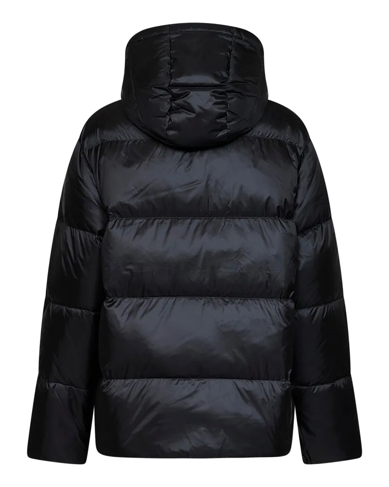 Ralph Lauren Women Padded Hooded Puffer Jacket Black Recycled Nylon Black