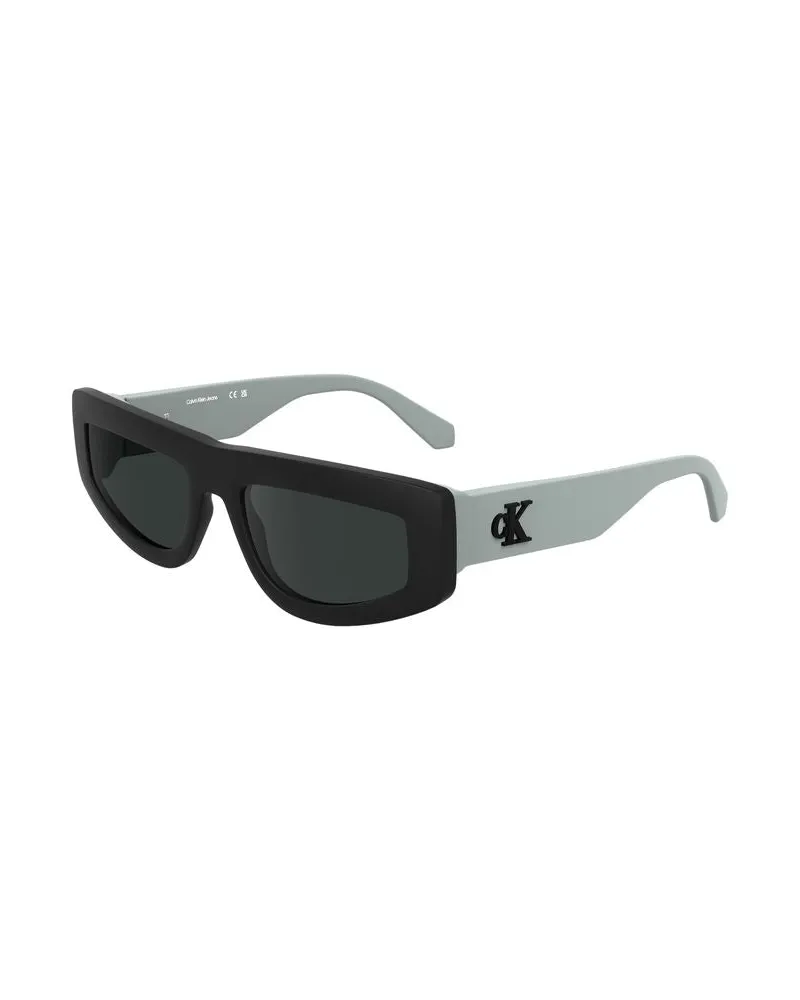 Calvin Klein CA-38334 Bio-Frame Sunglasses — Black Black