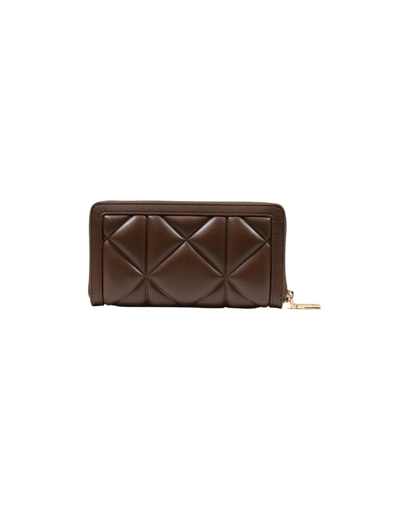 Moschino Women's Brown Polyethylene Wallet Brown